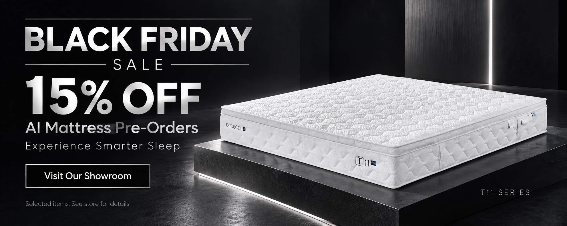 Black Friday AI mattress pre-order offer with T11 PRO